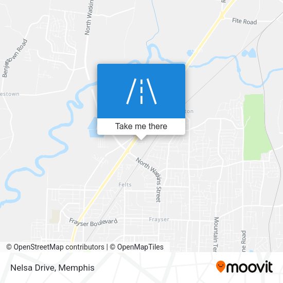 Mapa de Nelsa Drive