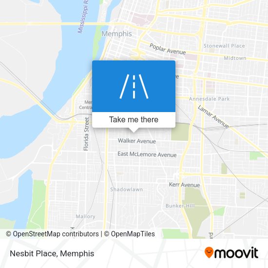 Mapa de Nesbit Place