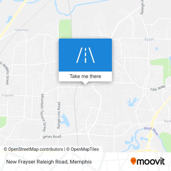 New Frayser Raleigh Road map