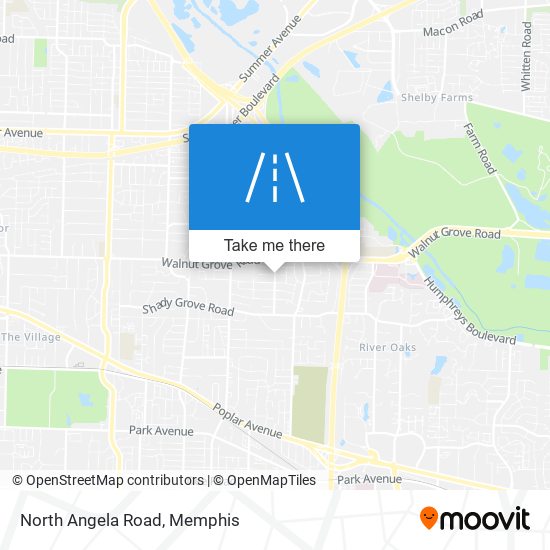 North Angela Road map