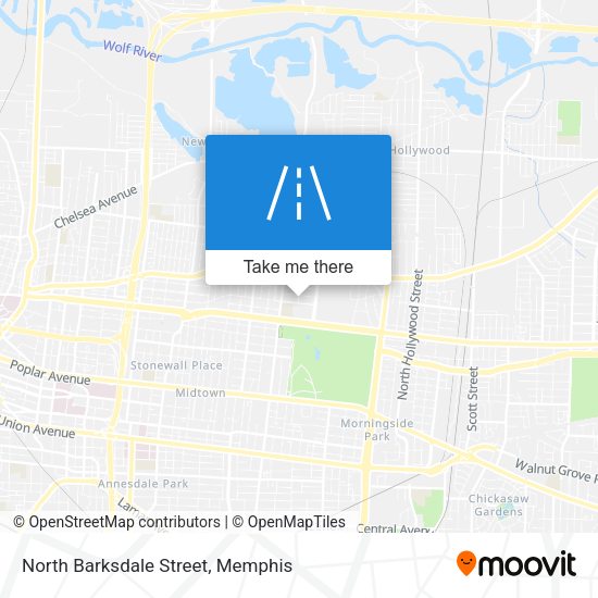 Mapa de North Barksdale Street