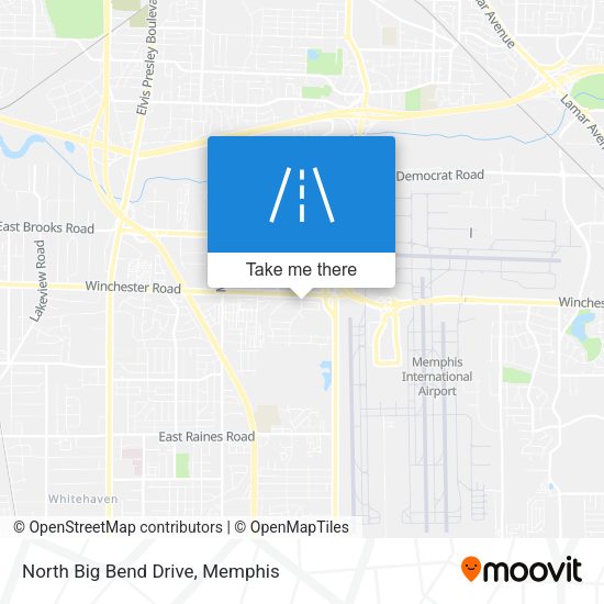 North Big Bend Drive map