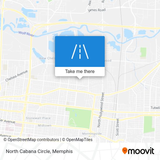 North Cabana Circle map