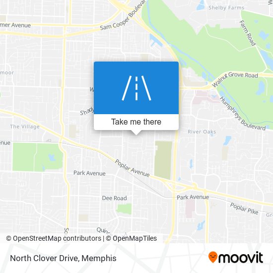 North Clover Drive map