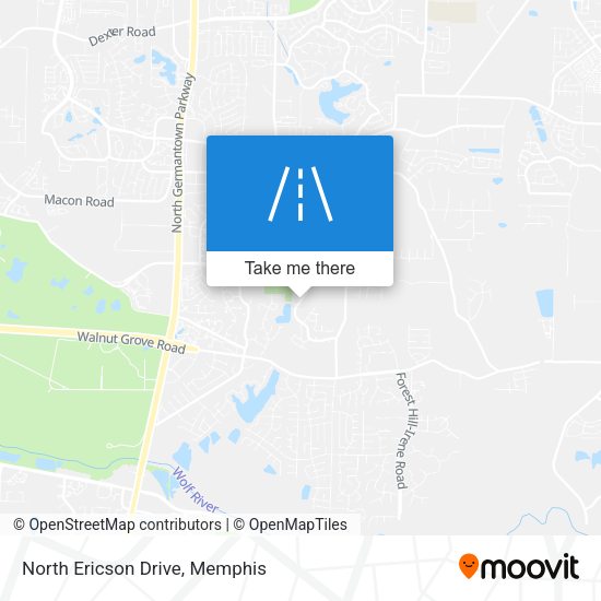 North Ericson Drive map