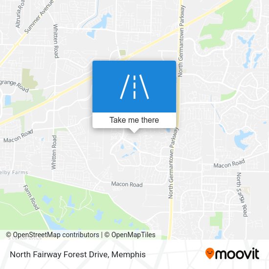 Mapa de North Fairway Forest Drive