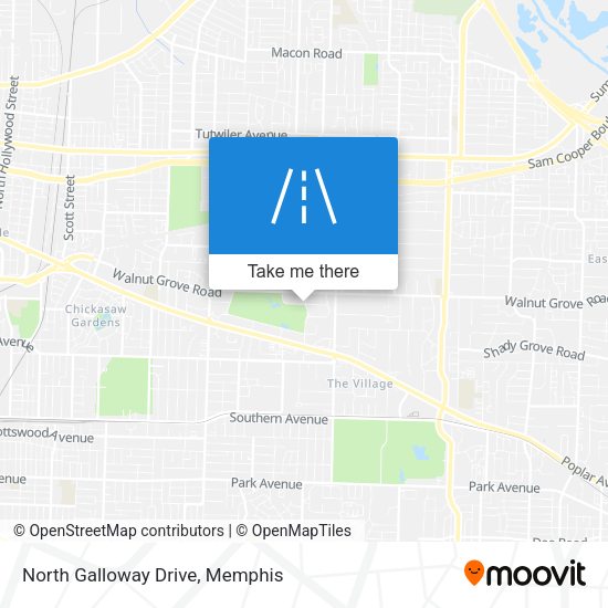 North Galloway Drive map