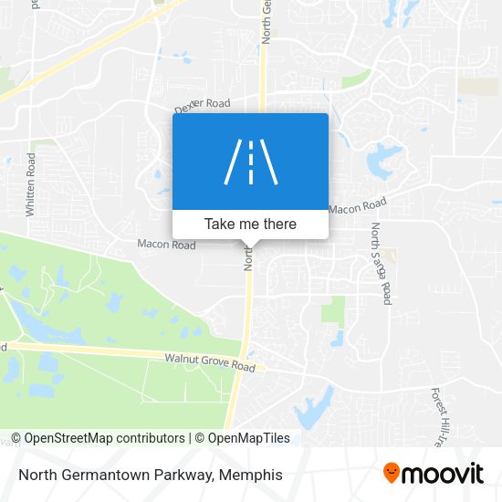 North Germantown Parkway map