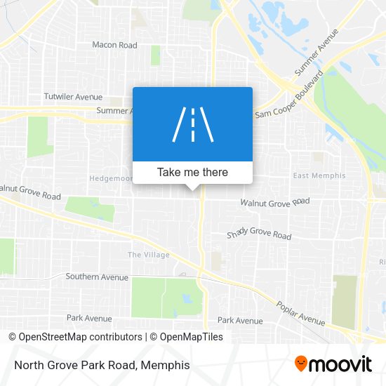 North Grove Park Road map