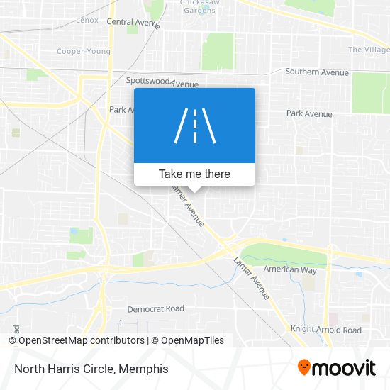 North Harris Circle map