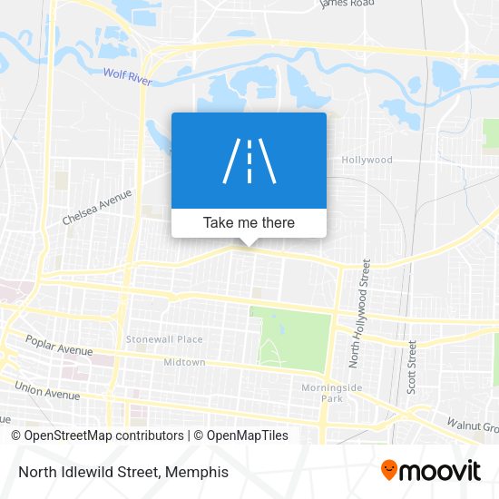 Mapa de North Idlewild Street