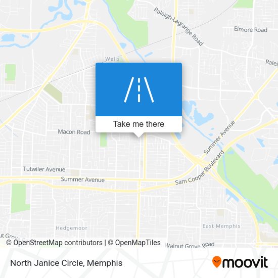 North Janice Circle map
