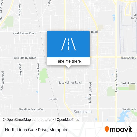 Mapa de North Lions Gate Drive