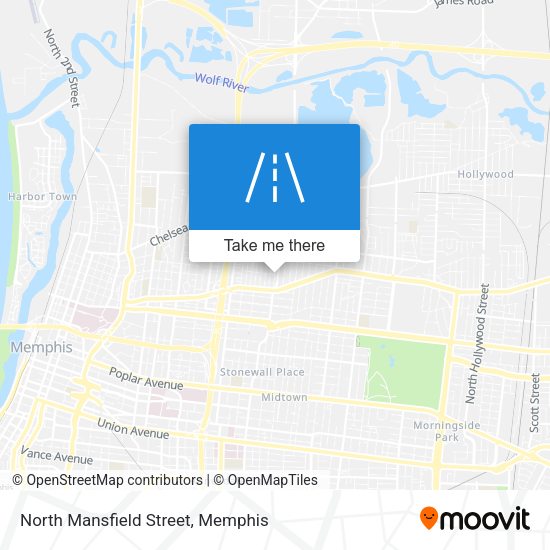 Mapa de North Mansfield Street