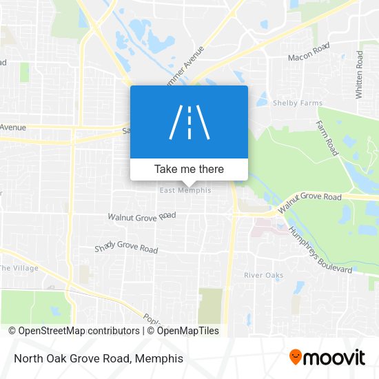 North Oak Grove Road map