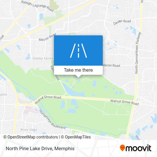 Mapa de North Pine Lake Drive