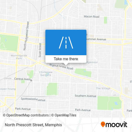 Mapa de North Prescott Street