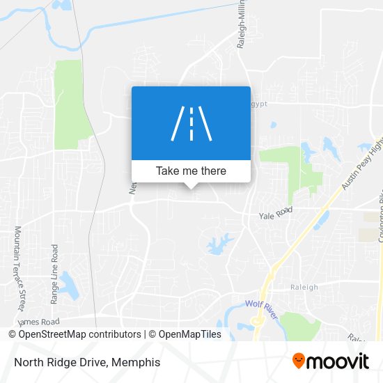 North Ridge Drive map