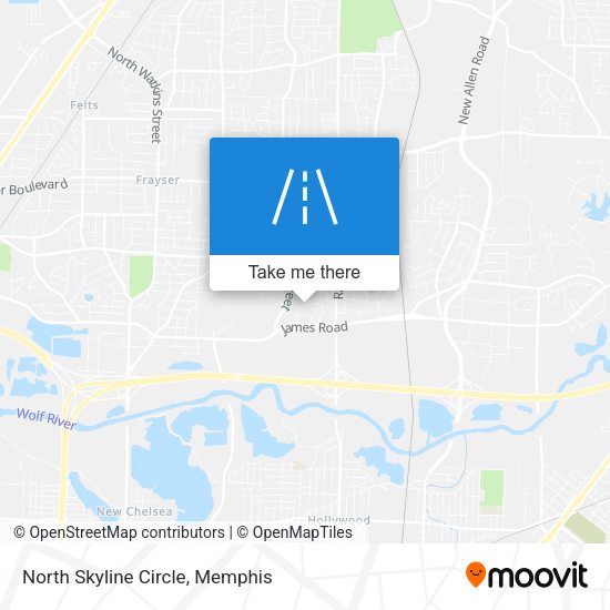 North Skyline Circle map