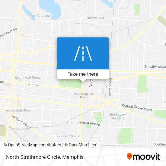 North Strathmore Circle map