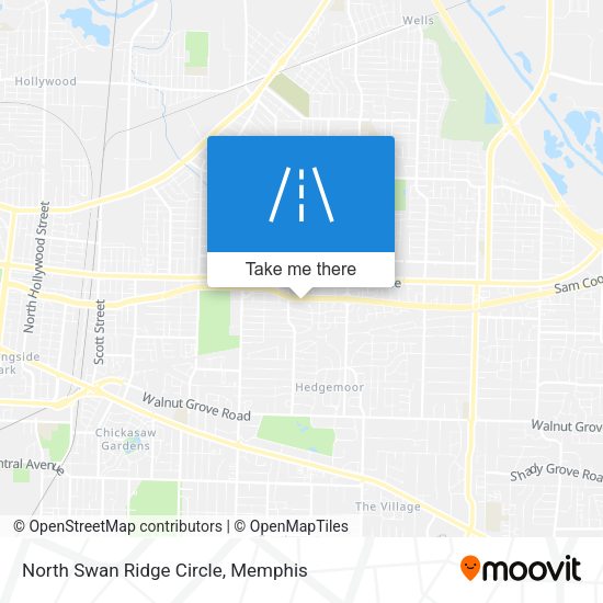 North Swan Ridge Circle map