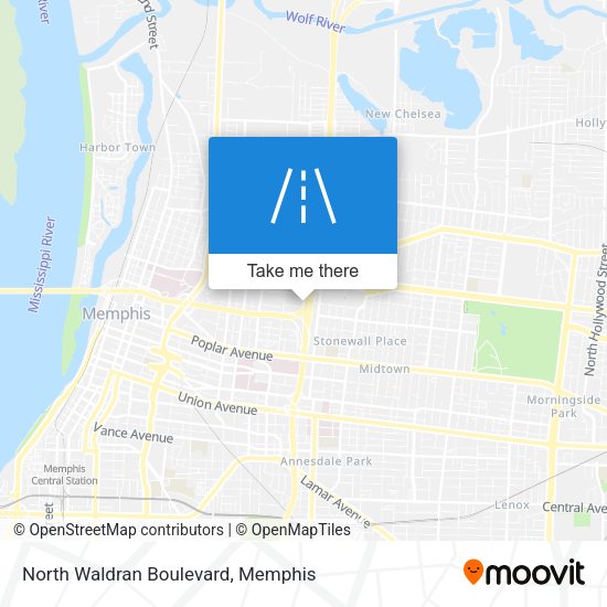 North Waldran Boulevard map