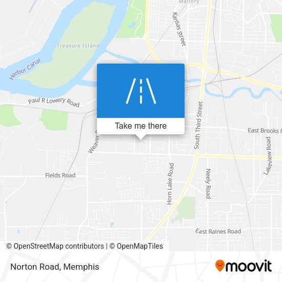 Norton Road map