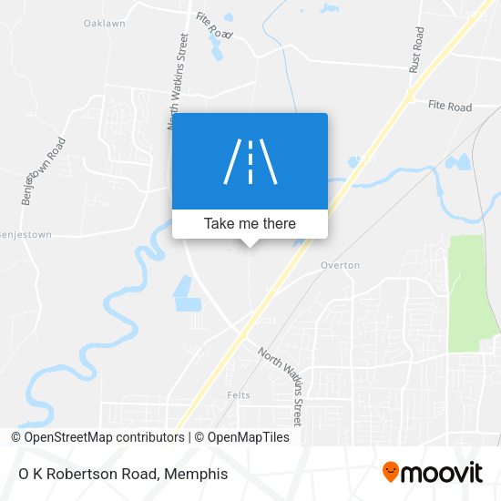 Mapa de O K Robertson Road