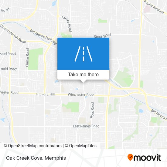 Mapa de Oak Creek Cove