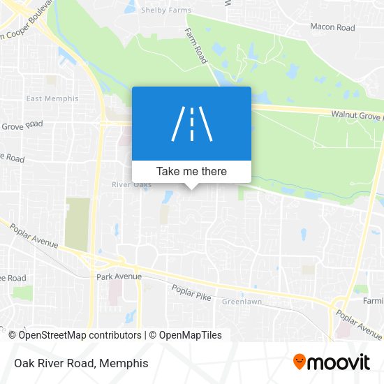Mapa de Oak River Road