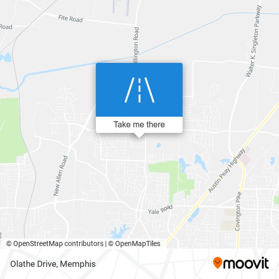 Olathe Drive map