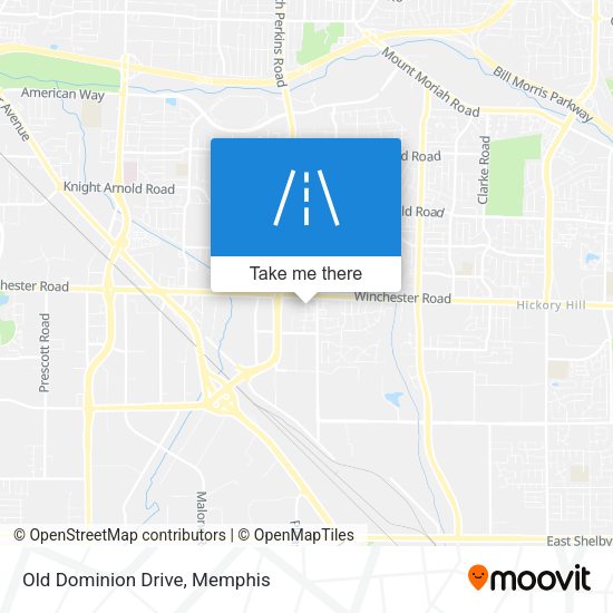 Mapa de Old Dominion Drive