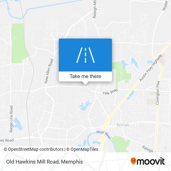 Mapa de Old Hawkins Mill Road