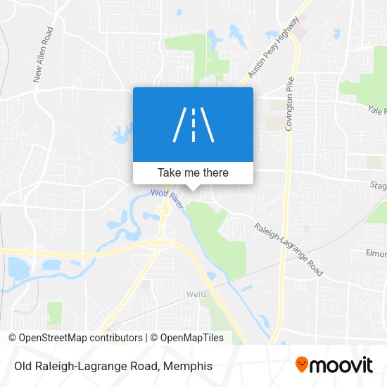 Mapa de Old Raleigh-Lagrange Road