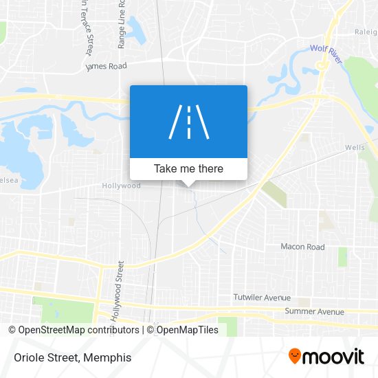 Mapa de Oriole Street