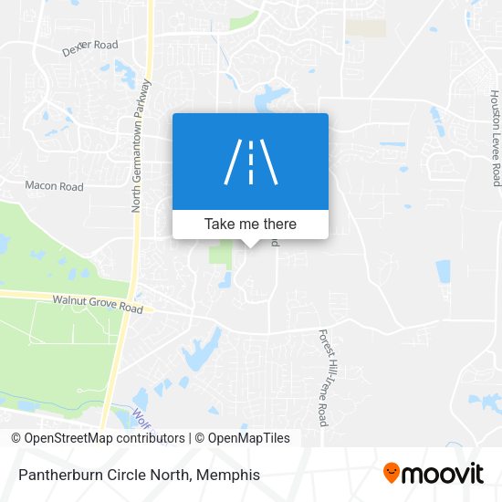 Pantherburn Circle North map