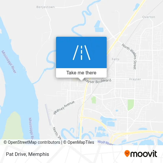 Pat Drive map