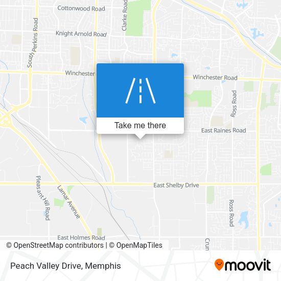 Peach Valley Drive map