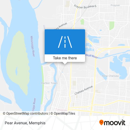 Mapa de Pear Avenue