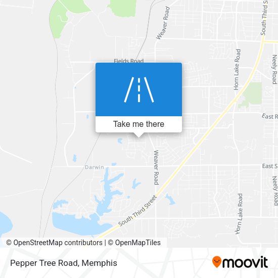 Mapa de Pepper Tree Road