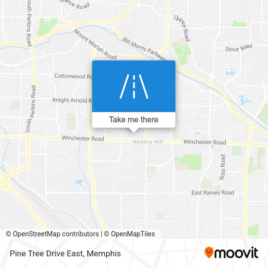 Pine Tree Drive East map
