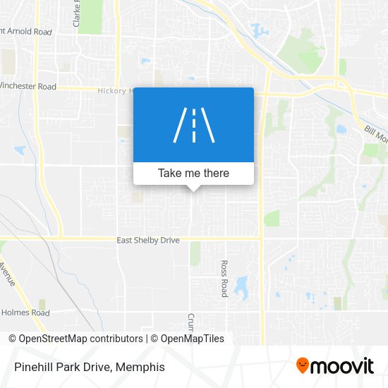 Pinehill Park Drive map
