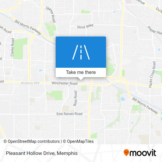Pleasant Hollow Drive map