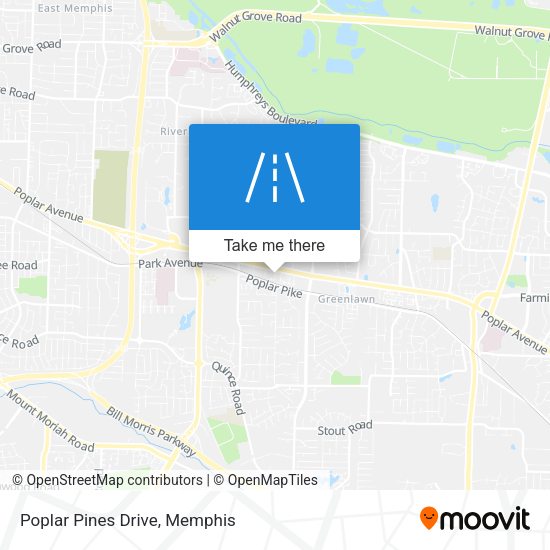 Poplar Pines Drive map