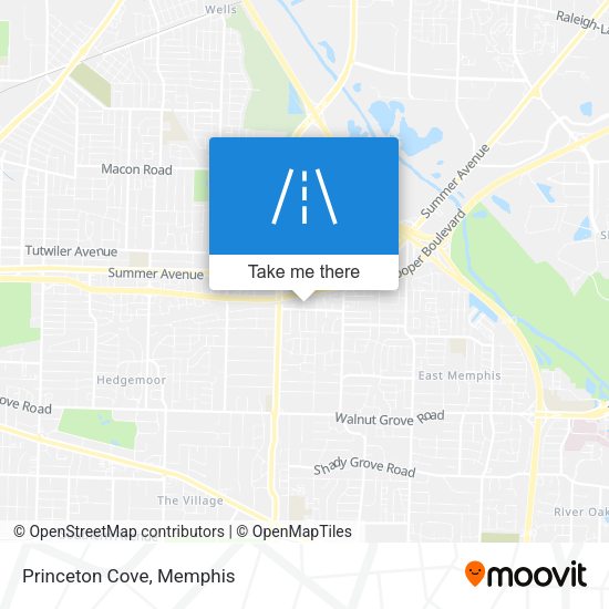 Mapa de Princeton Cove