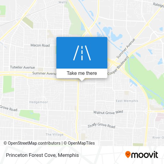 Mapa de Princeton Forest Cove