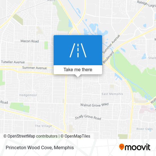 Princeton Wood Cove map