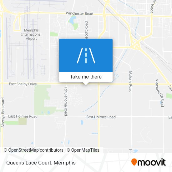 Mapa de Queens Lace Court