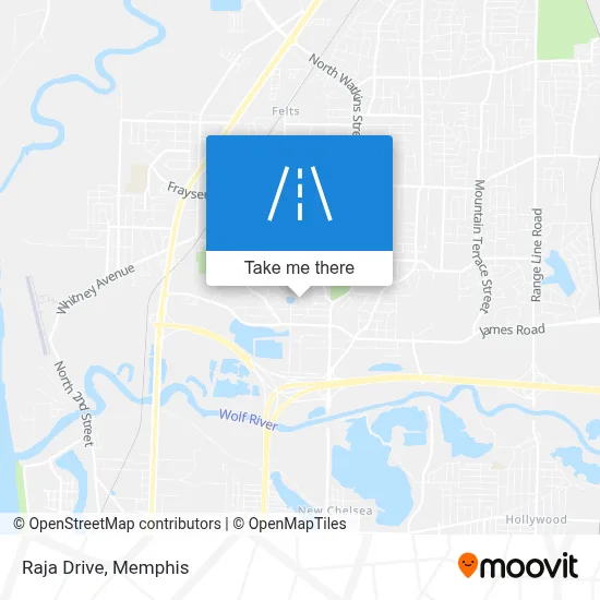 Raja Drive map