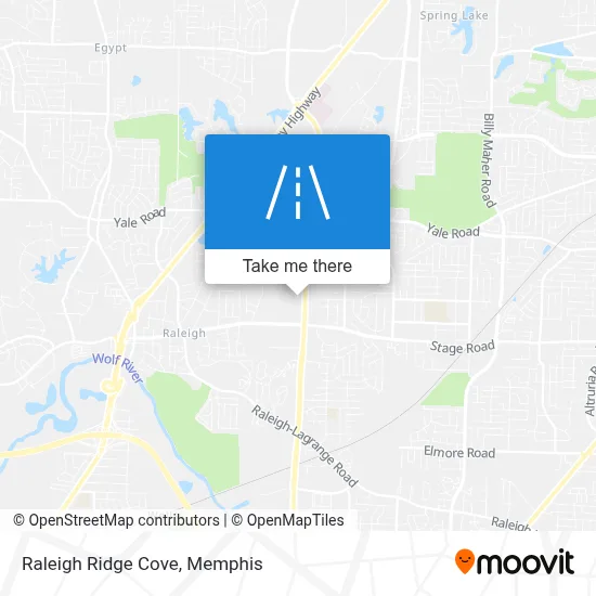 Raleigh Ridge Cove map